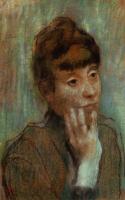 Degas, Edgar - Portrait of a Woman Wearing a Green Blouse
